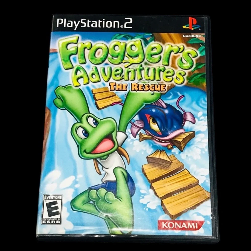 Sony PlayStation 2 Frogger's Adventures Game - Green and Blue